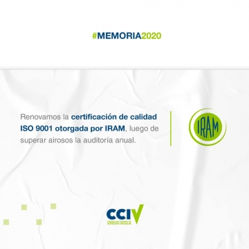 Renovamos la certificación ISO 9001