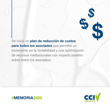 Reducción de costos para asociados