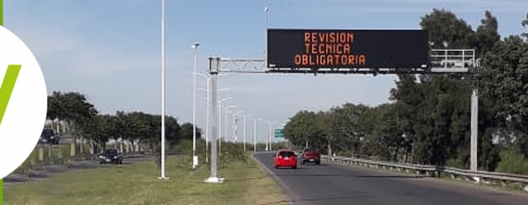 Promueven realizar la Revisión Técnica Vehicular en carteles de mensajerÃa variable de Autopista a Santa Fe